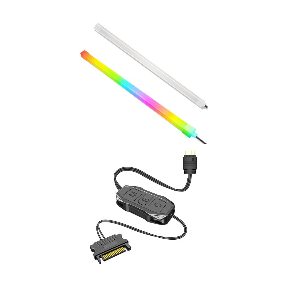 Cruxtec ARGB PC/Computer Silicone Light Strip & MINI Controller