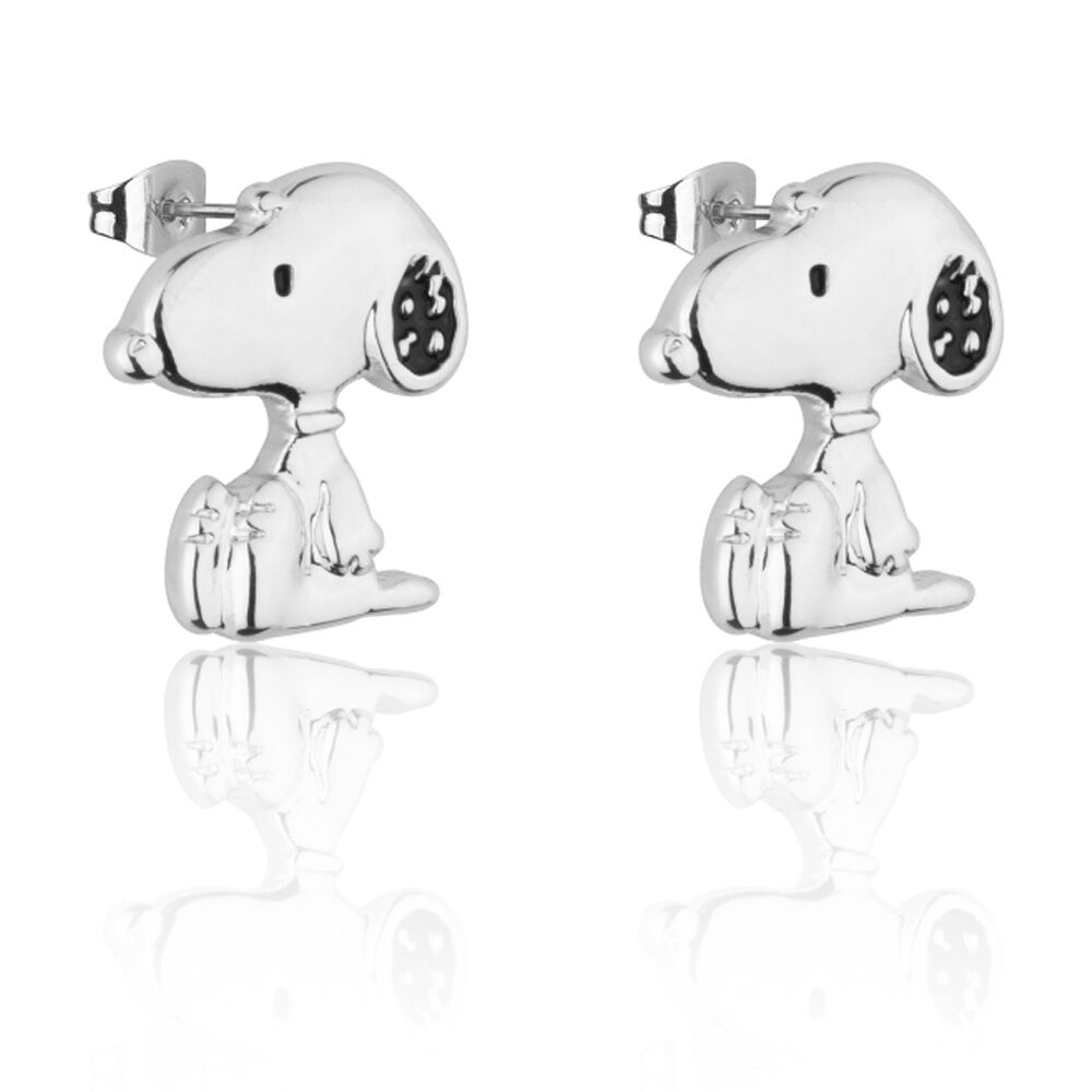 Couture Kingdom Peanuts Snoopy Stud Earrings Jewellery Accessory Silver