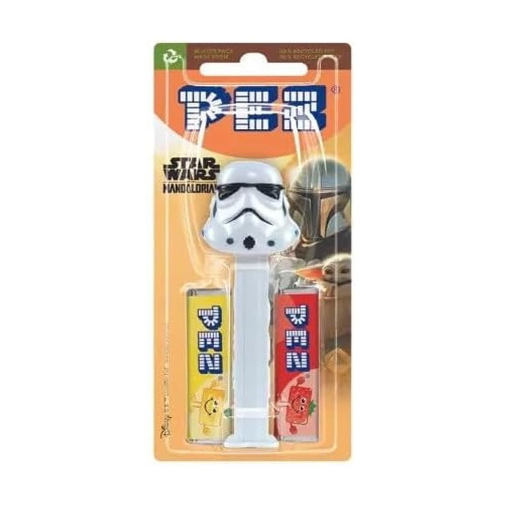 6PK Pez Fruit Flavoured Candy Dispenser Mandalorian Star Wars Edition Assorted