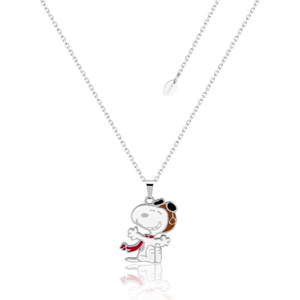 Couture Kingdom Peanuts Snoopy Flying Ace Necklace Jewellery Accessory Silver
