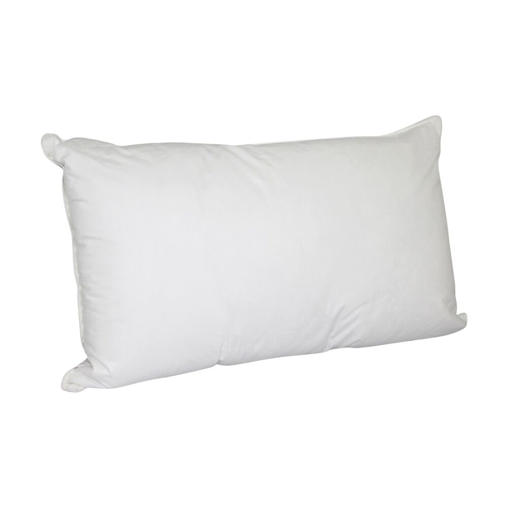 4PK Odyssey Living Microlush Pillow 900gsm White Standard Medium Support