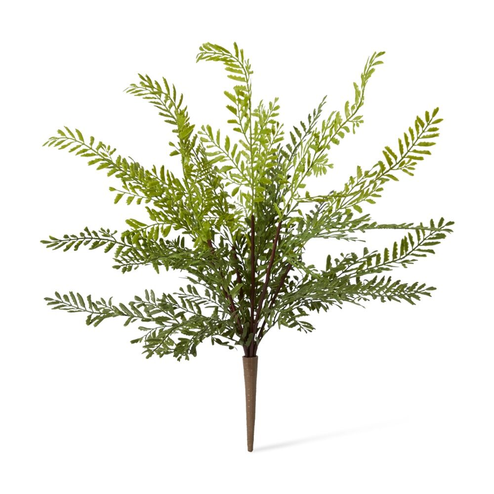 2PK E Style Fern Mother Outdoor Plastic Wire Plant Green 36x36x43cm