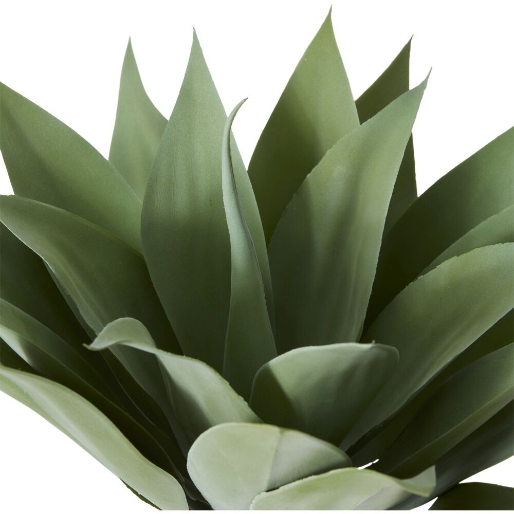 2PK E Style Agave Artificial Plant Stem Plastic Wire Grey Green 45x45x41cm