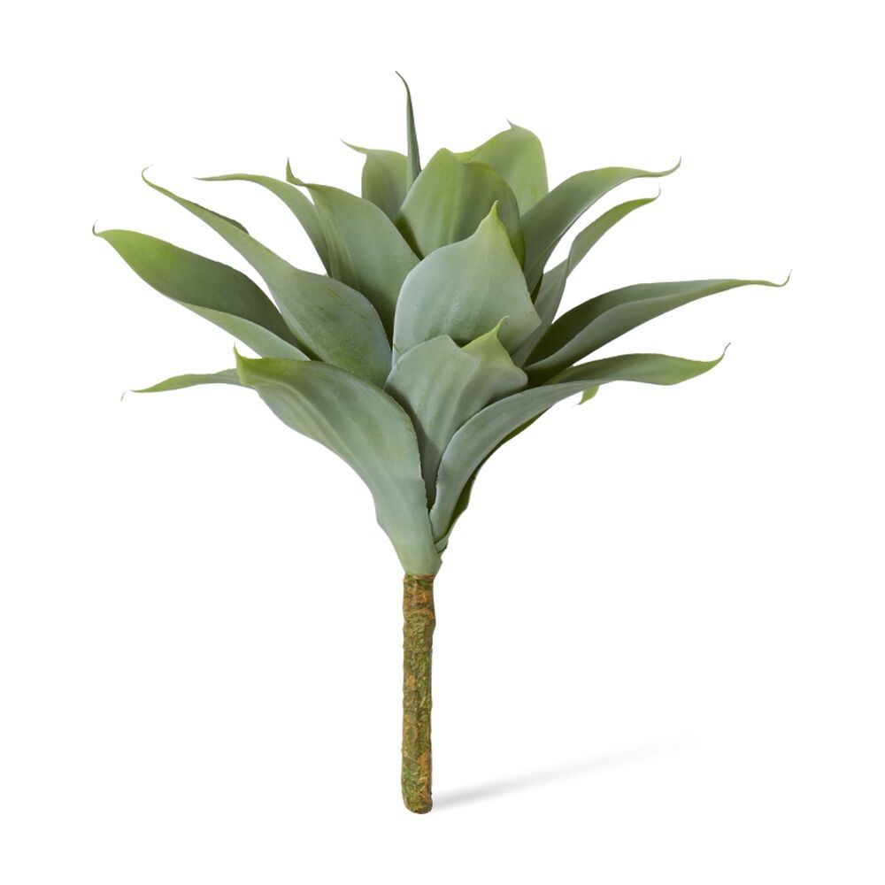 4PK E Style Agave Nova Plant Artificial Succulent Stem Plastic Wire Grey Green