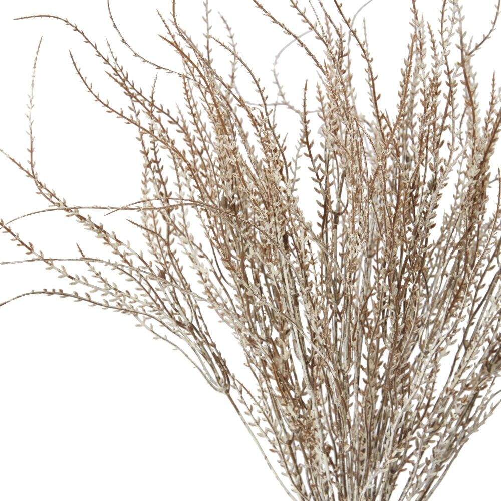 3PK E Style Wheat Grass Bush Artificial Plant Natural Plastic Wire 60cm