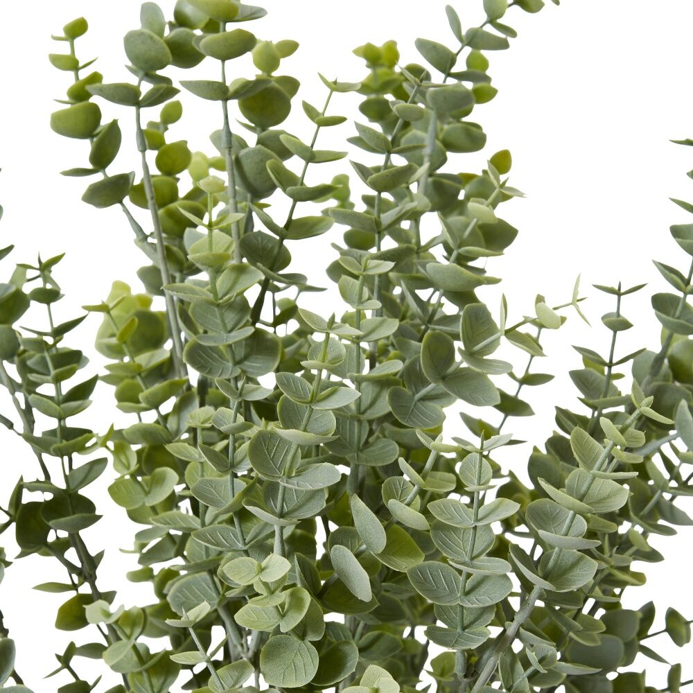 4PK E Style Eucalyptus Bush Realistic Artificial Plant Grey Green 30x30x50cm