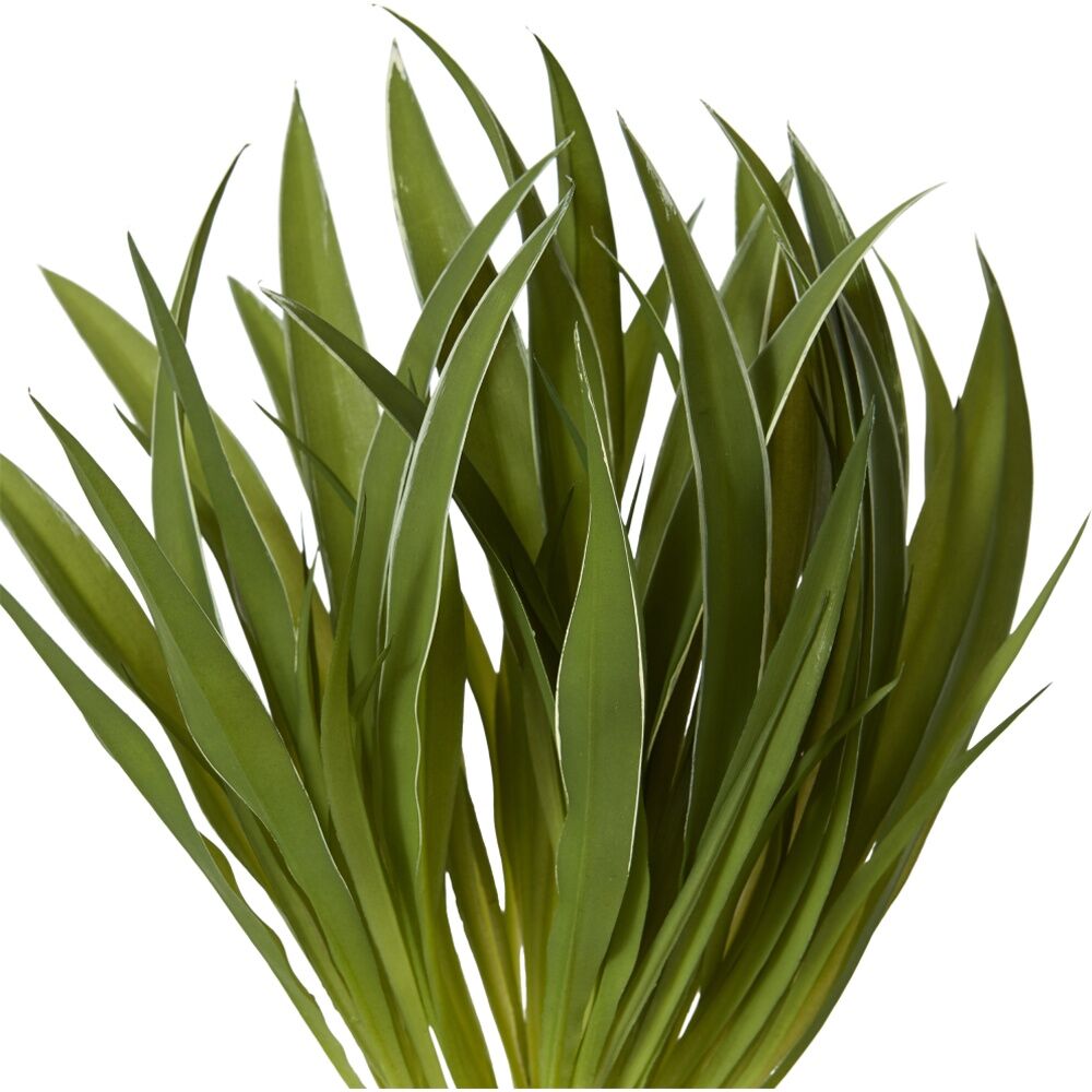 3PK E Style Grass Buffalo Plant Artificial Indoor Interior Green 30x30x35cm