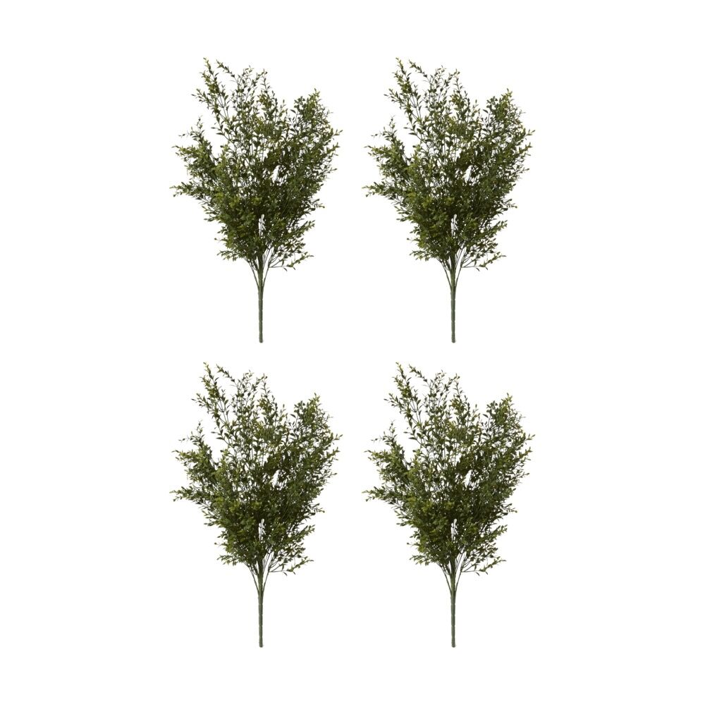 4PK E Style Boxwood Bush Realistic Artificial Plant Indoor Green 59x53x78cm