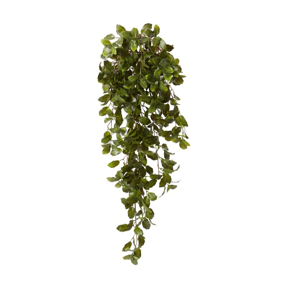 E Style Fittonia Leaf Bush Outdoor Plastic Wire Exterior Green 50x40x89cm