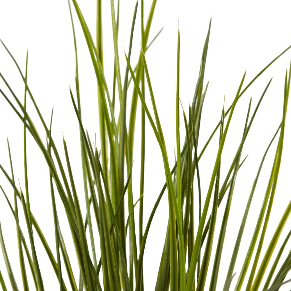 2PK E Style Grass Mondo Bush Outdoor Artificial Plant Green 16x16x33cm
