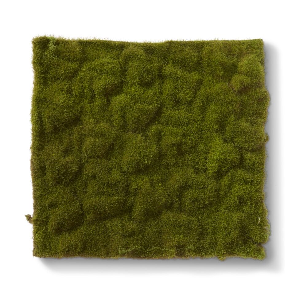 2PK E Style Moss Block Indoor Outdoor Artificial Plant Decor Green 50x50x3cm