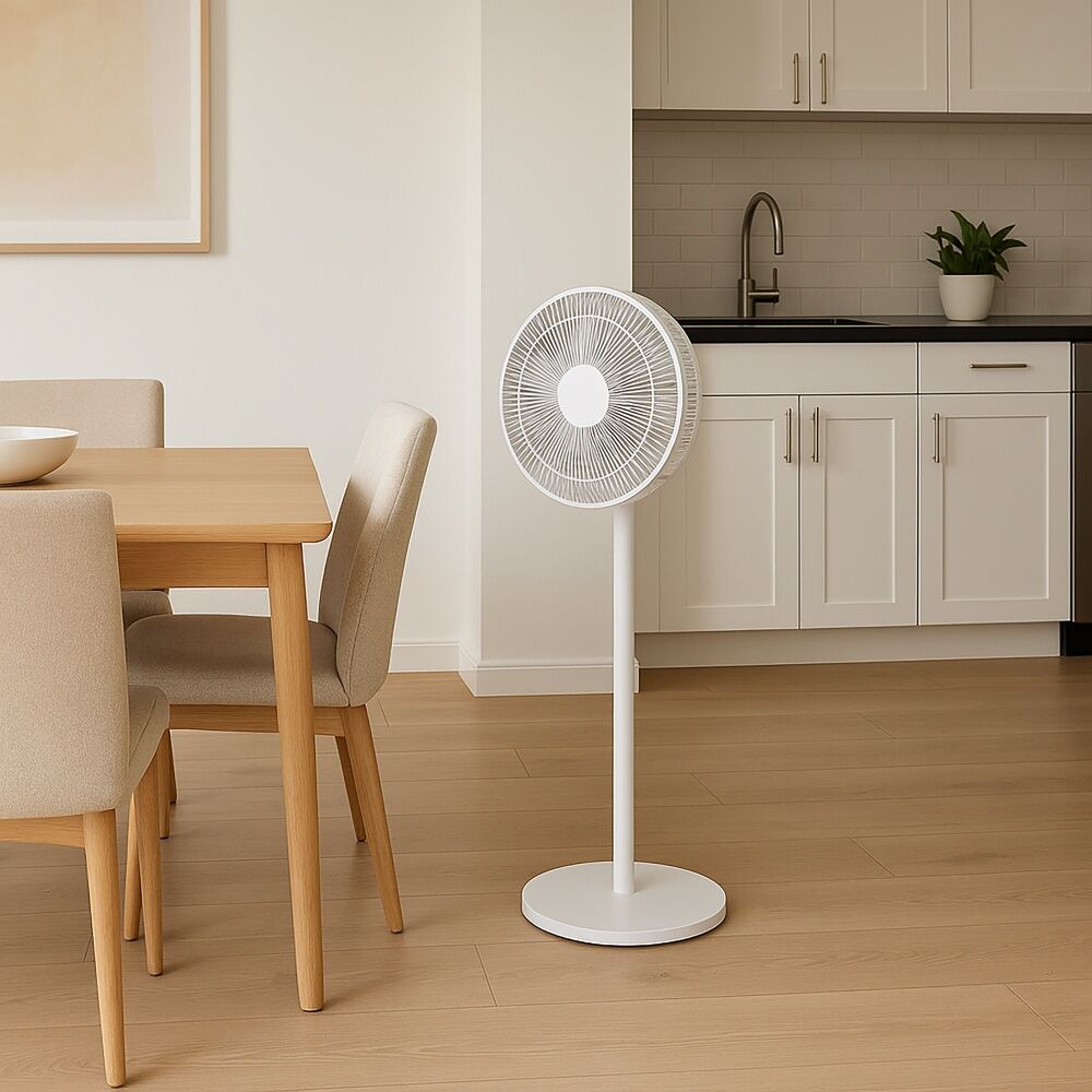 Sheffield 30W DC Digital Pedestal Fan 12 Speeds Oscillating Remote