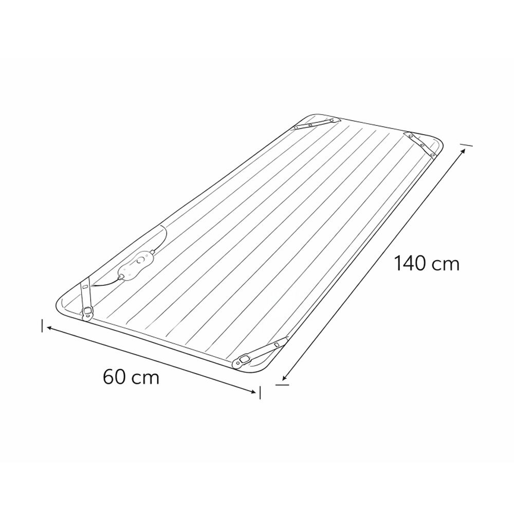 Sheffield Electric Blanket 3 Heat Settings Detachable Controller Single