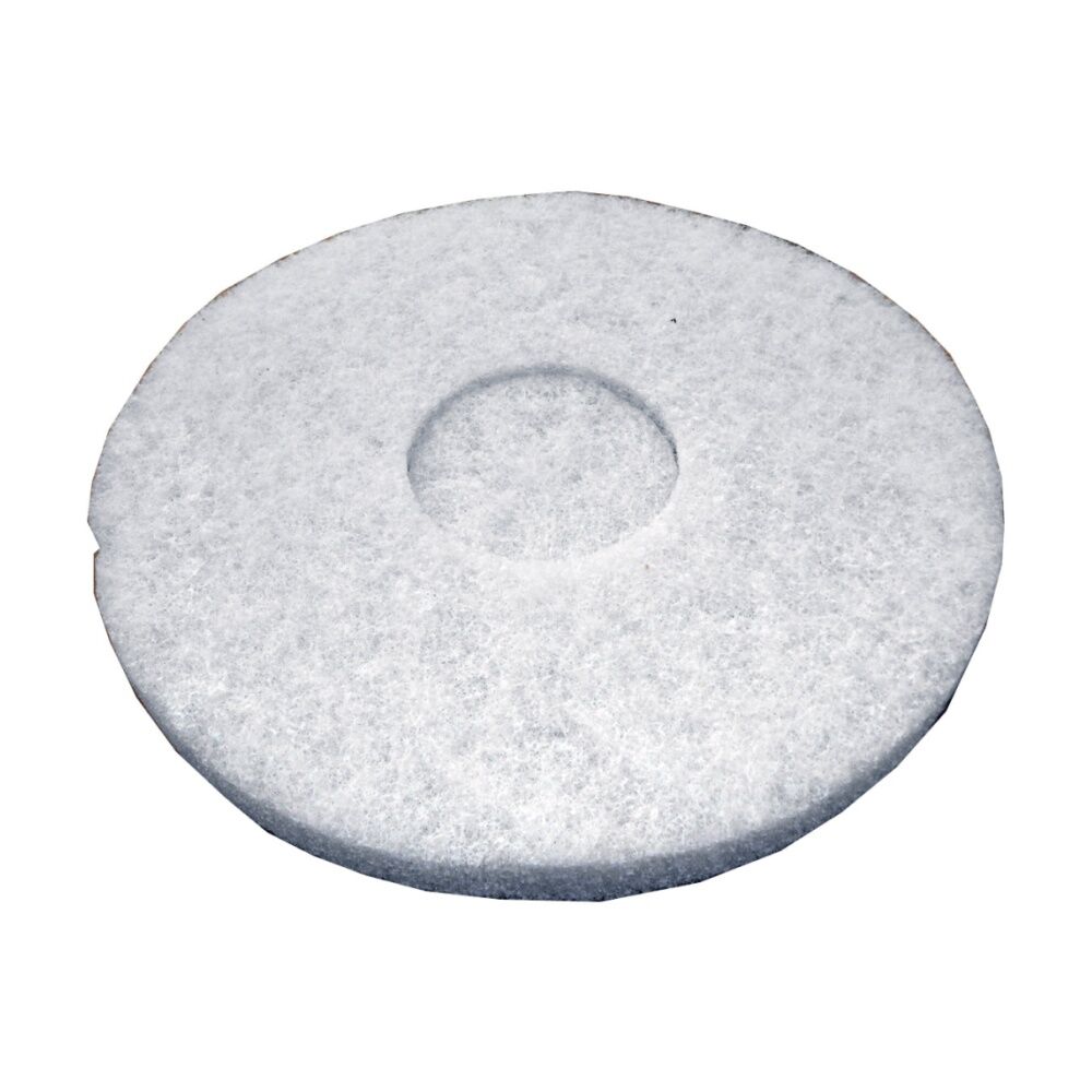 2PK Polystar White Floor Polisher Pad Compatible With PS-100 13 Inch