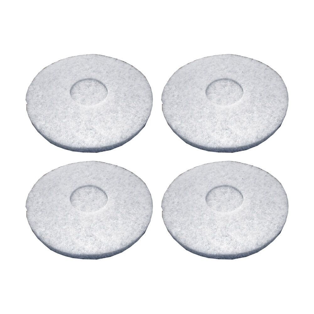 4PK Polystar White Floor Polisher Pad Compatible With PS-100 13 Inch