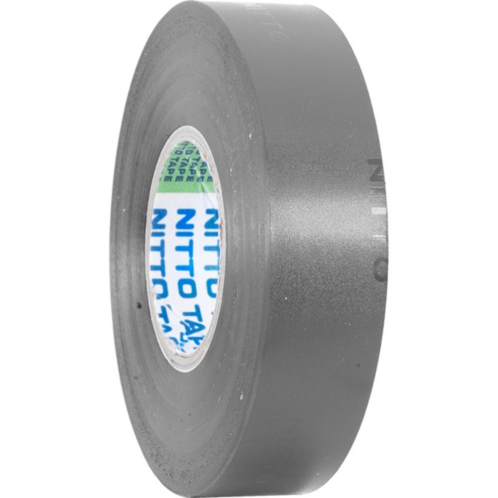 12PK Nitto Grey 20Mt Tape PVC Electrical Insulation 19mm Lead-Free Vinyl Roll