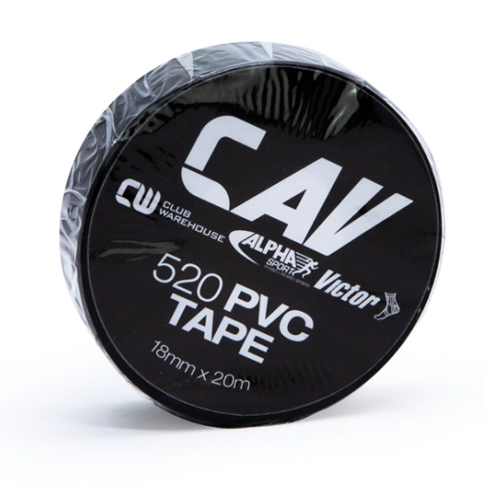 6PK Victor Sports PVC Heavy Duty Electrical Insulation Tape Roll Black 18mmx20m