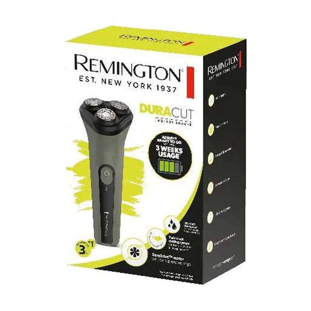 Remington DURACUT Rotary Shaver Twin-Track Blades USB-C Cordless Waterproof