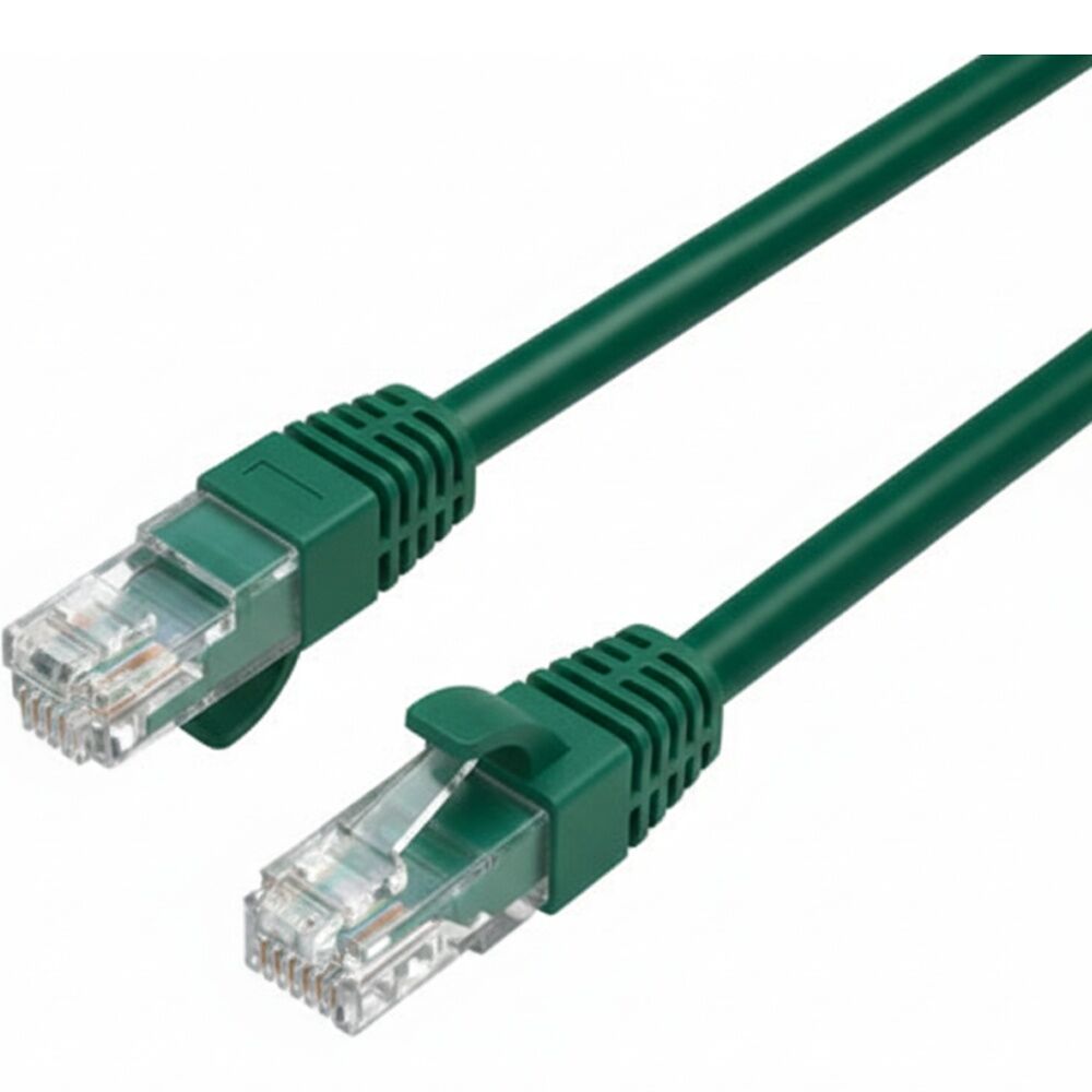 10PK Cruxtec RC6-003-DG CAT6 UTP 10GbE Ethernet Cable Dark Green 2m