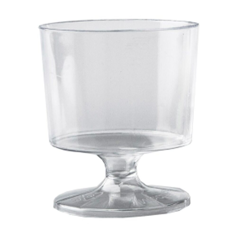 12x 20pc Partyware Reusable Wine Tester Cup Set 60ml Clear