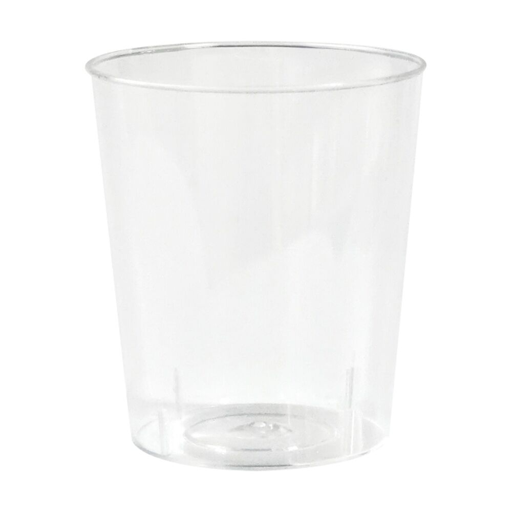 24x 20pc Partyware Reusable Jumbo Shot Glasses Set 60ml Clear