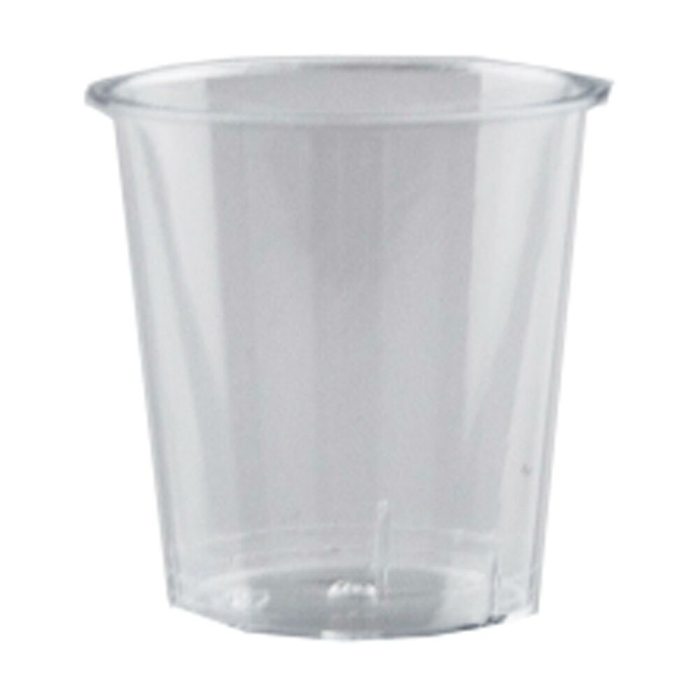24x 100pc Partyware Reusable Shot Glasses Set 30ml Clear