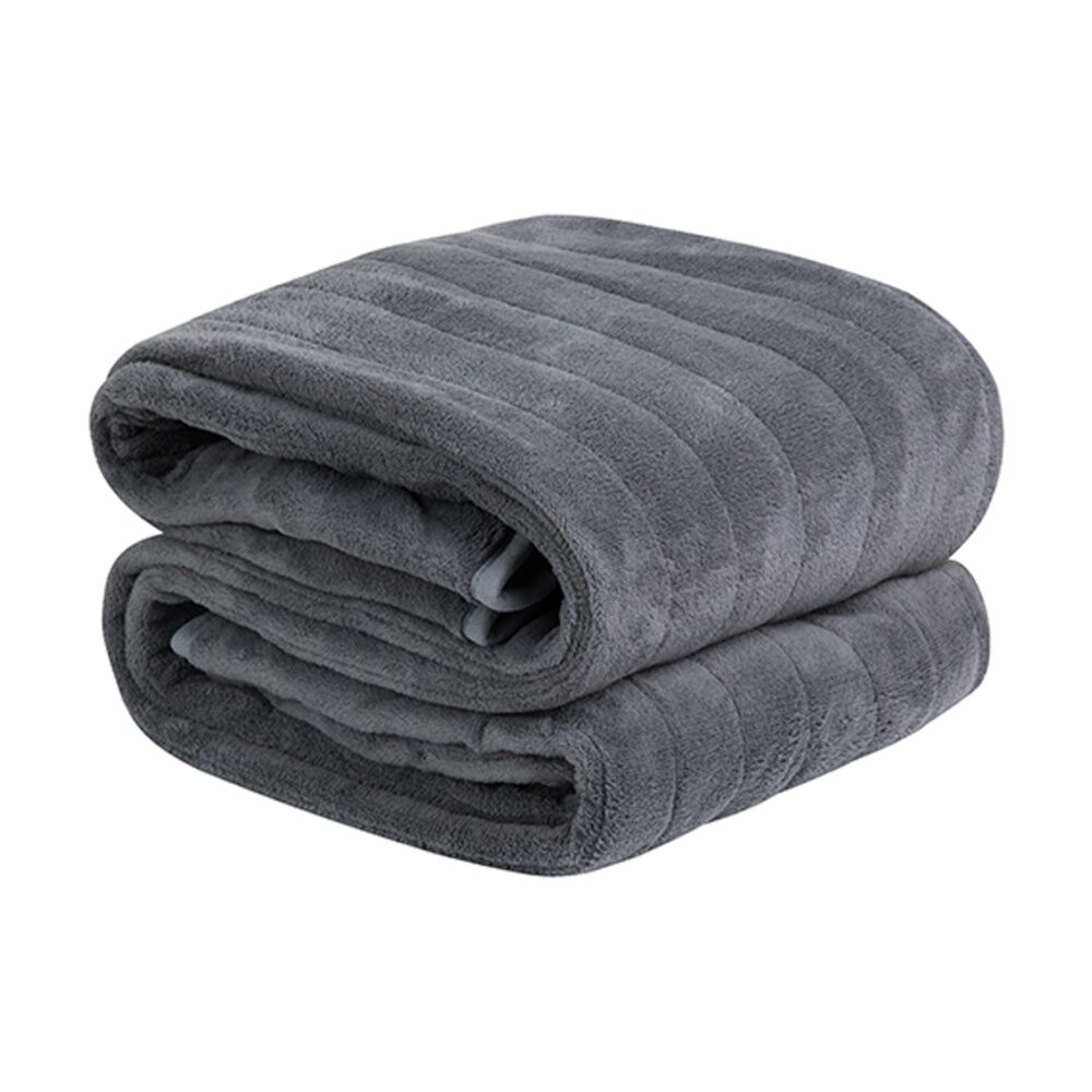 Russell Hobbs Soft Microfleece Heated Throw W/ 9 Heat Settings 180x130cm Grey