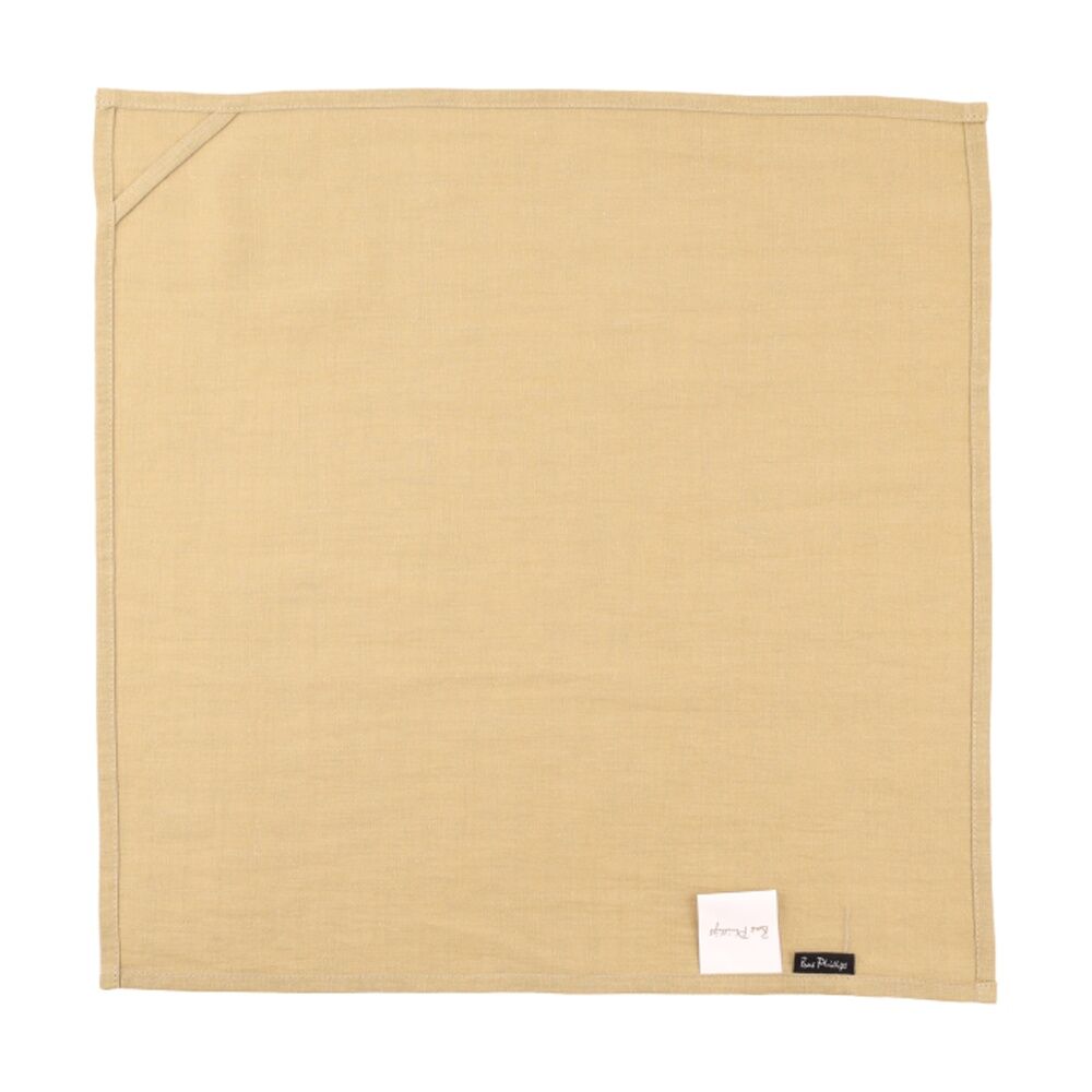 2x 4pc Bas Phillips Linen Tencel Napkins Set Kitchen Textile Moss 45cm