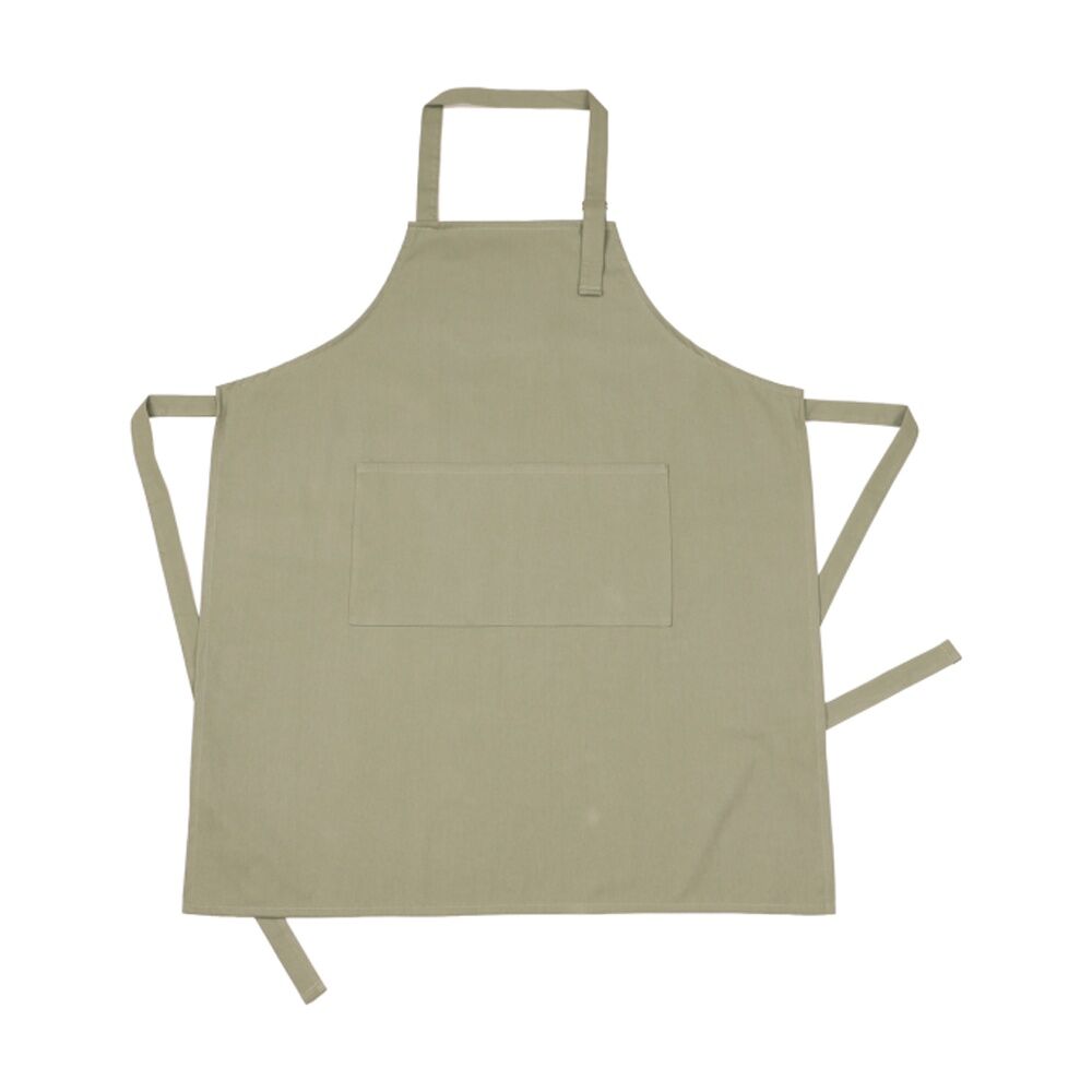 Bas Phillips Essentials Cotton Kitchen Apron Plain Adjustable Neck Sage