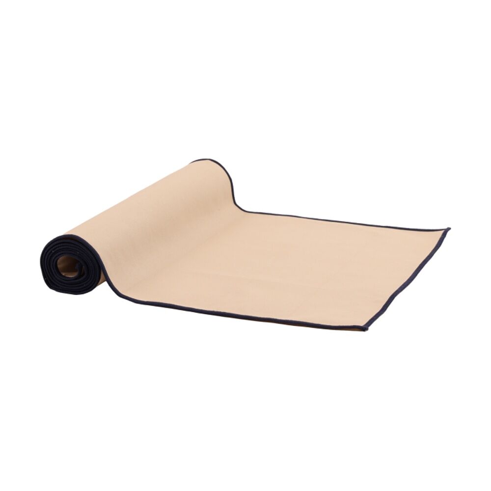 Bas Phillips Essentials Cotton Table Runner W/ Piped Edge Beach MED 35x180cm