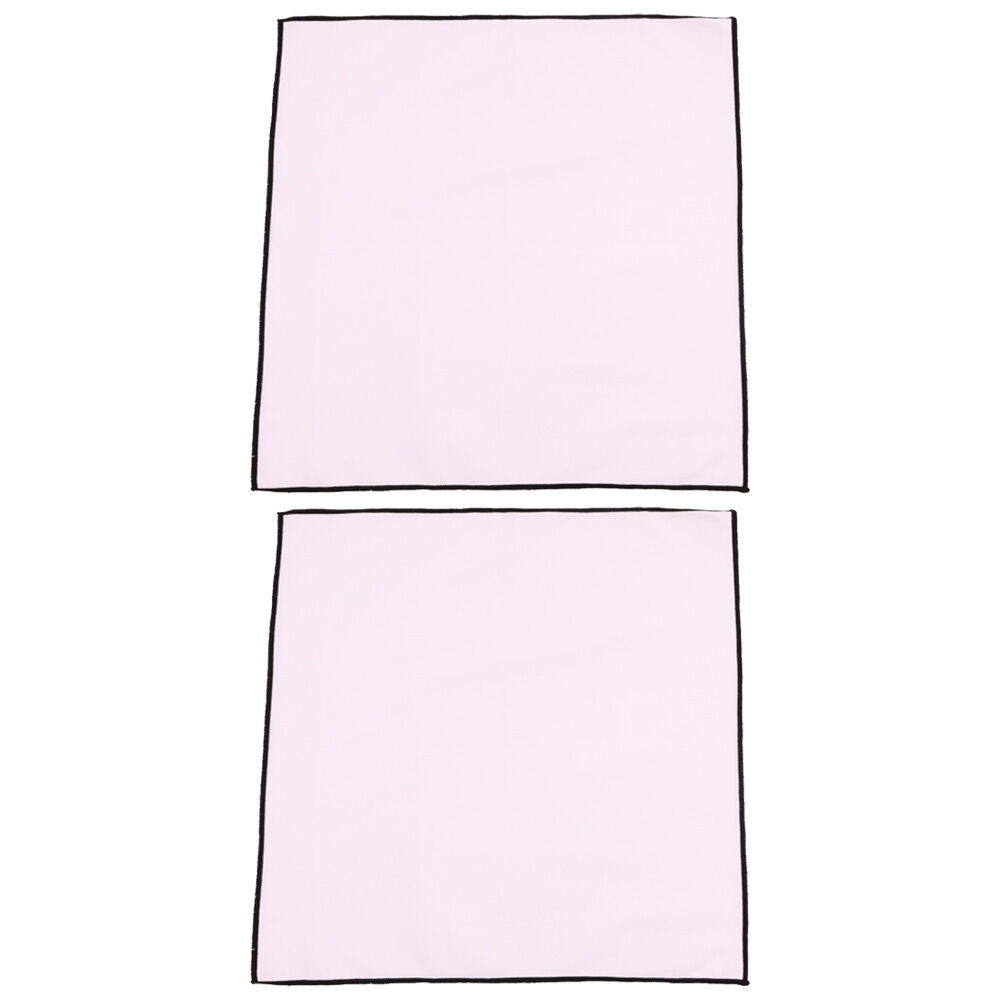 2x 4pc Bas Phillips Essentials Cotton Napkin Set Table Linen White 45x45cm