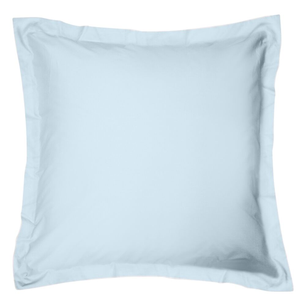4x Odyssey Living Breathe Cotton European Pillowcase 65cm x Sky Blue