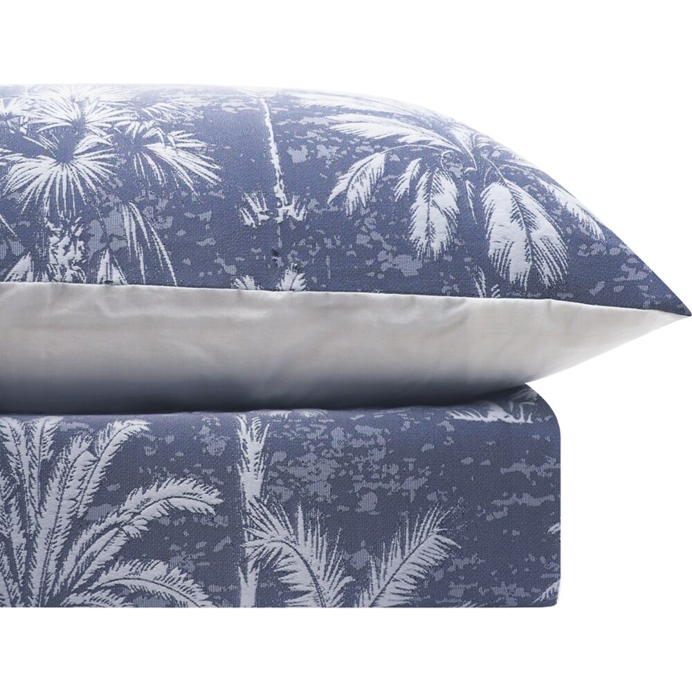 Bas Phillips Samara Jacquard Duvet/Quilt Cover Set Polyester, Cotton Blue