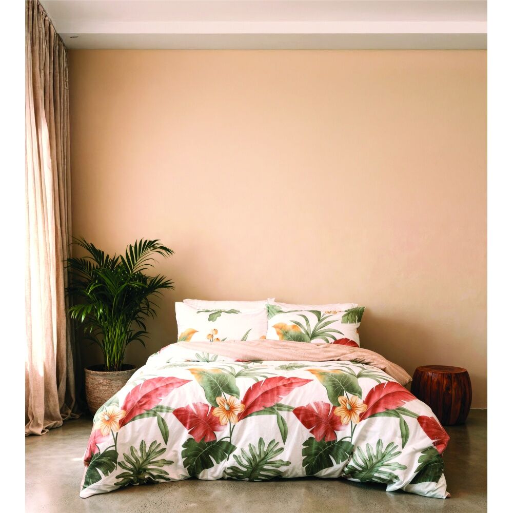 Odyssey Living Coraline Duvet/Quilt Cover Set Cotton Home Bedding Multicoloured