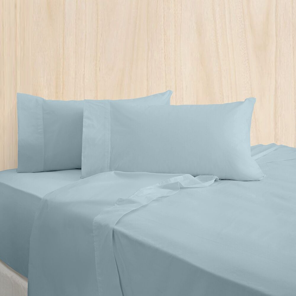 Bas Phillips Bamboo Cotton 400TC Home Bedding Sheet Set w/Pillowcase Blue Dream