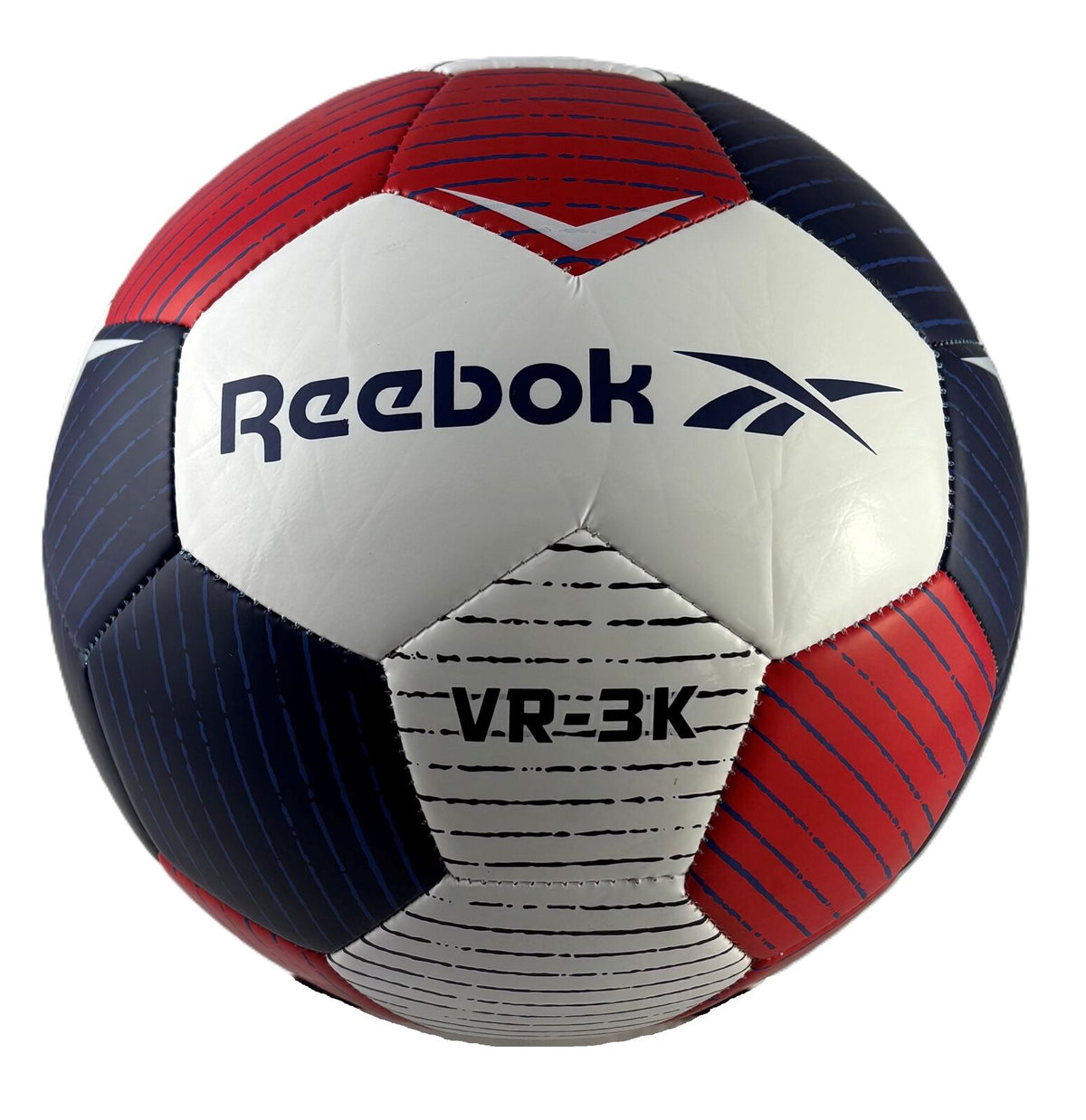 Reebok Soccer Ball Match Premium Sports Size 5 VR3000 Red/White/Blue