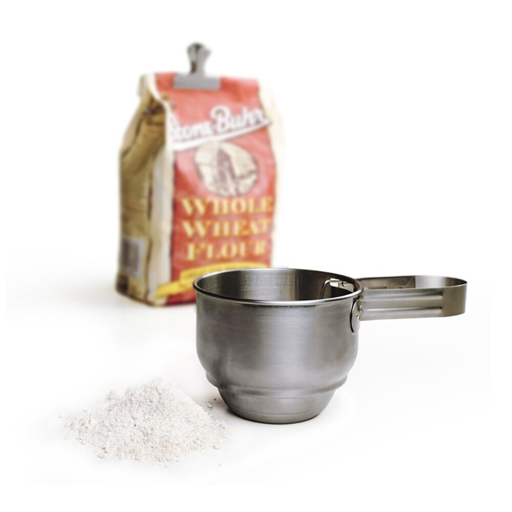R.S.V.P. Vintage Sifter Stainless Steel Ergonomic Handle 1 Cup Capacity