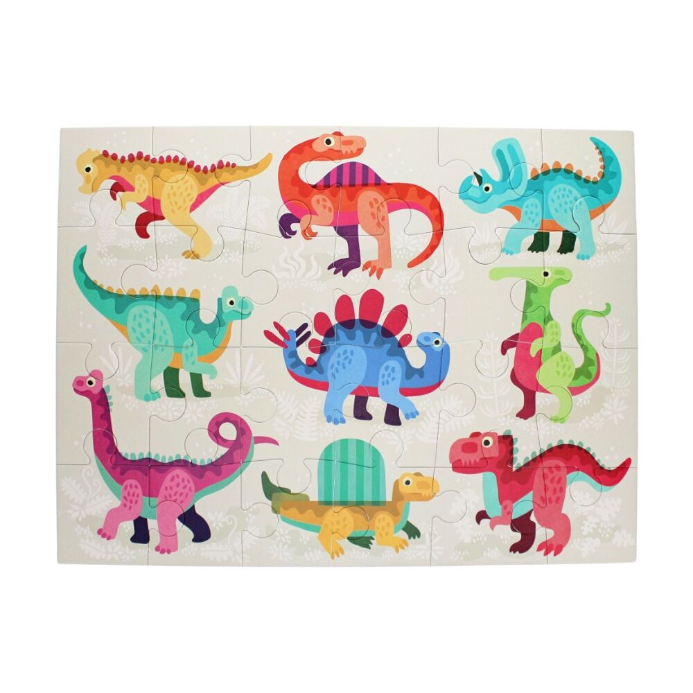 24pc Rex London Kids 3y+ Dinosaur Floor Puzzle Educational Play Activity
