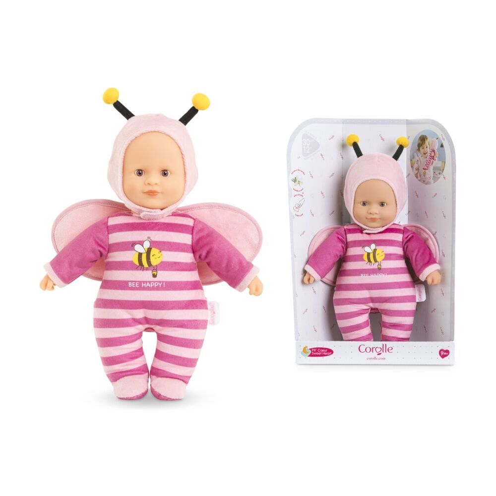 Corolle Mdc Sweet Heart Bee Baby Doll Vanilla Scent Soft Body 12in