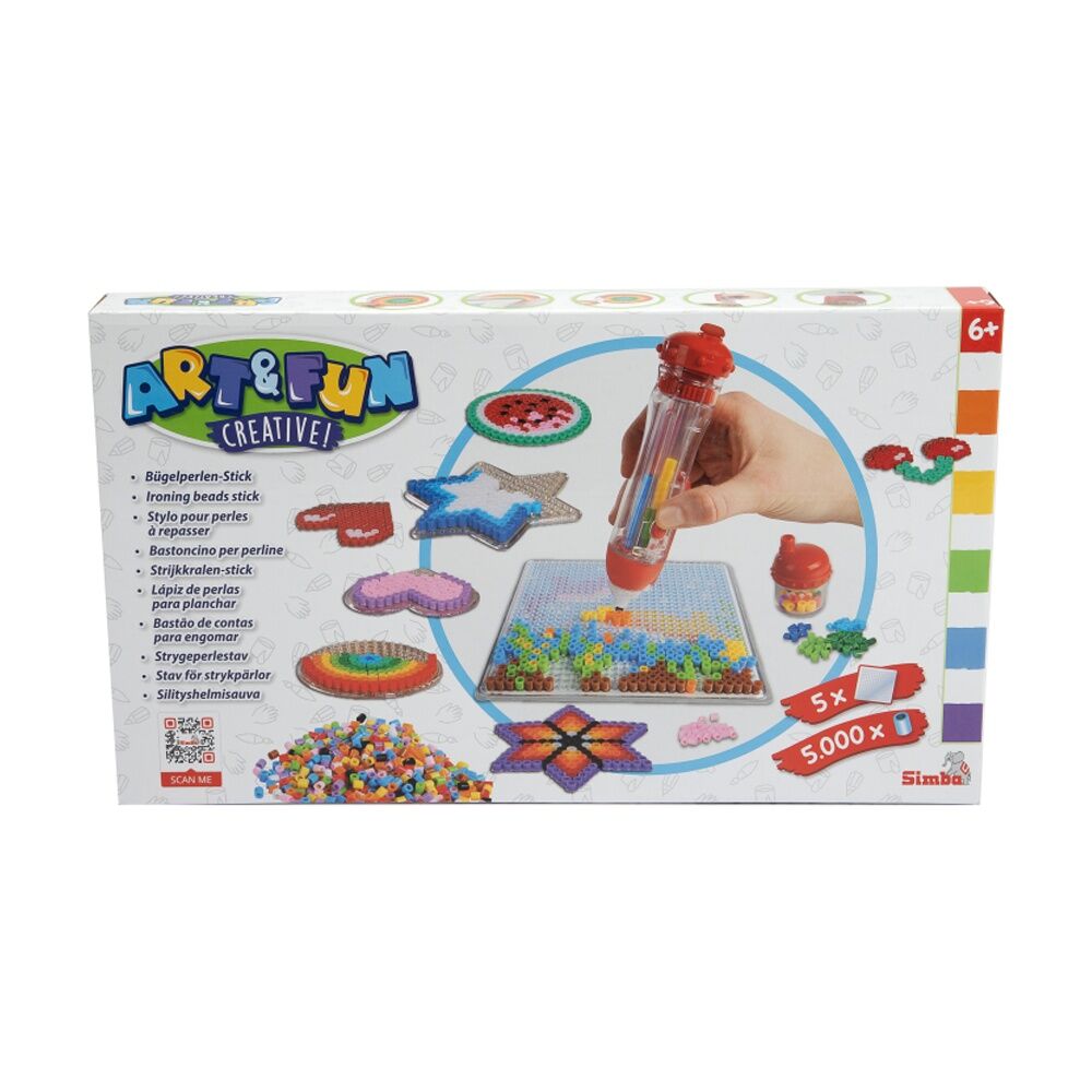 Simba Art & Fun Ironing Bead Stick Craft Kit Over 5000 Beads Kids 6y+