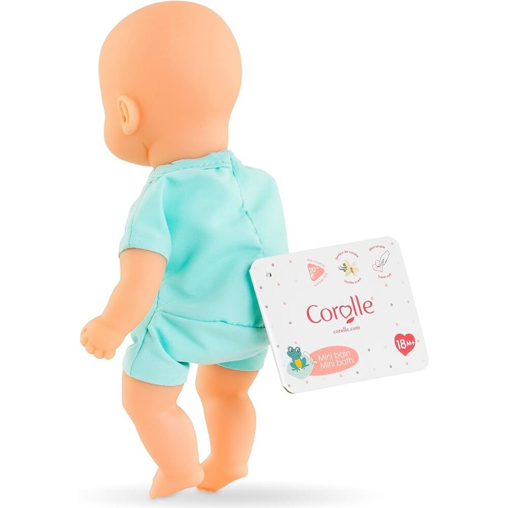 Corolle Mpp Mini Bath Blue Baby Doll Vanilla Scent Water Play 8in
