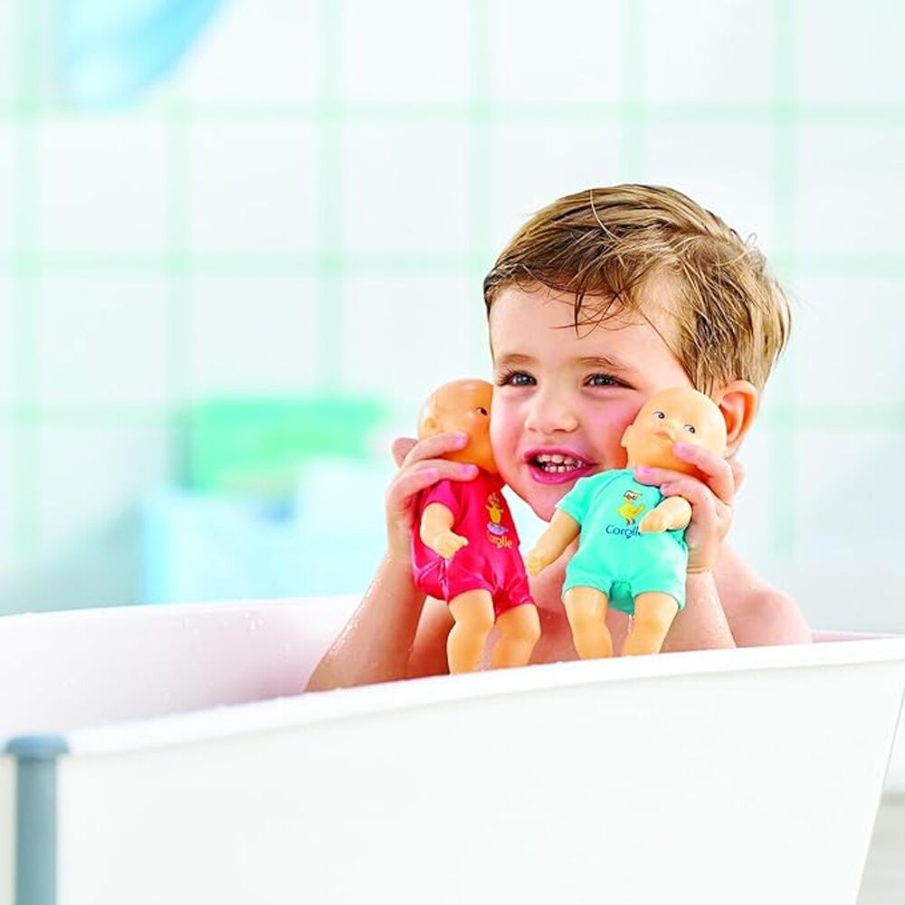 Corolle Mpp Mini Bath Blue Baby Doll Vanilla Scent Water Play 8in