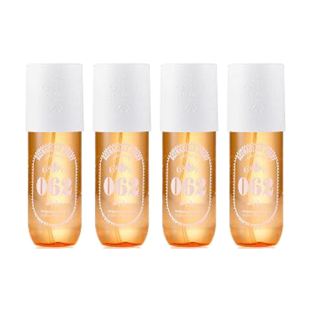4PK Scenabella Body Spray 62 Fragrance Mist 250mL Vanilla Caramel Sandalwood