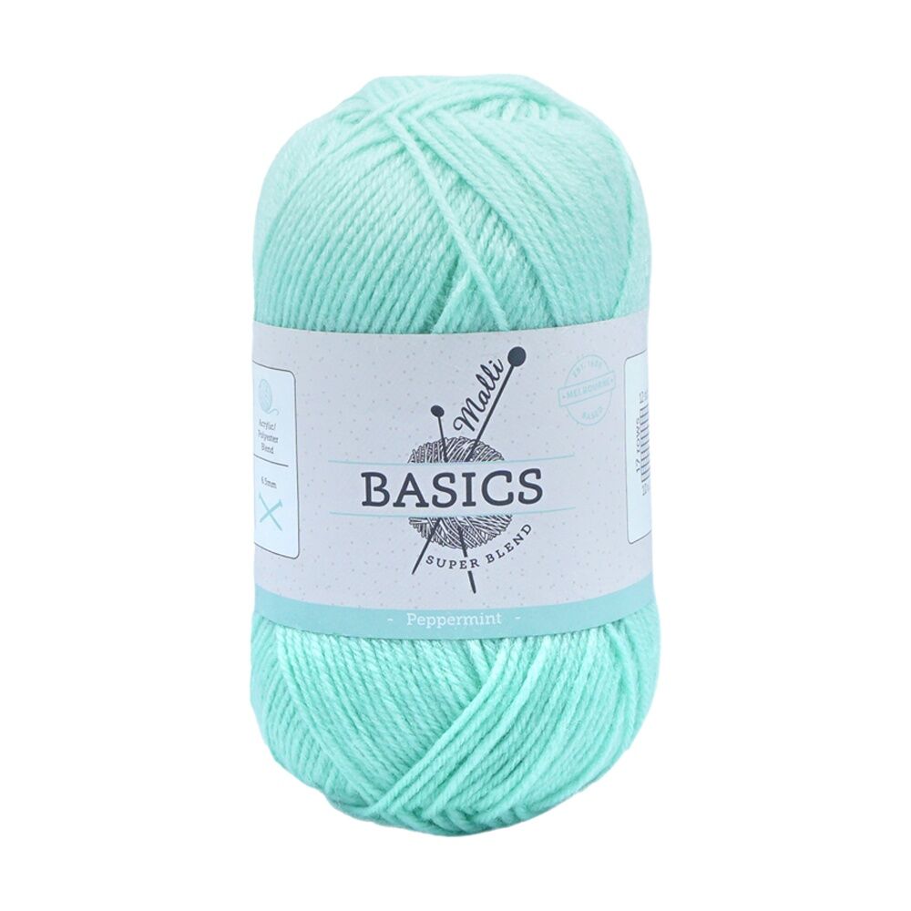 20PK Malli Super Blend Basic Yarn Medium Thickness Crochet Thread Peppermint