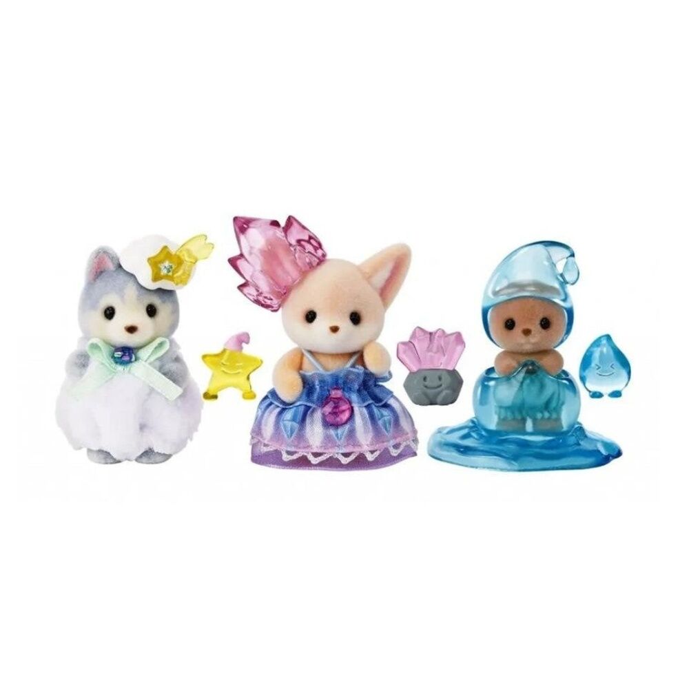 10pc Sylvanian Families Enchanted Fairy Babies Set With Accessories