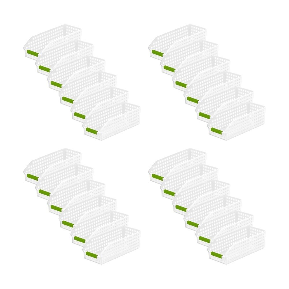 24PK Braz Home Organisation Storage Tokyo Basket 29x12.5x9cm 2L Assorted