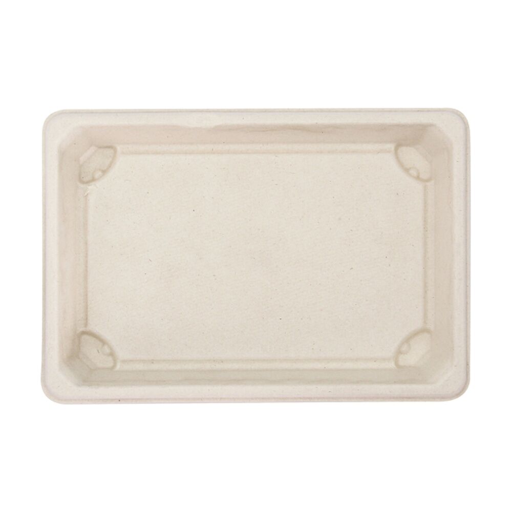 24x 10pc Partyware Earth-Friendly Durable Tray Set 185x128mm Sugar Cane