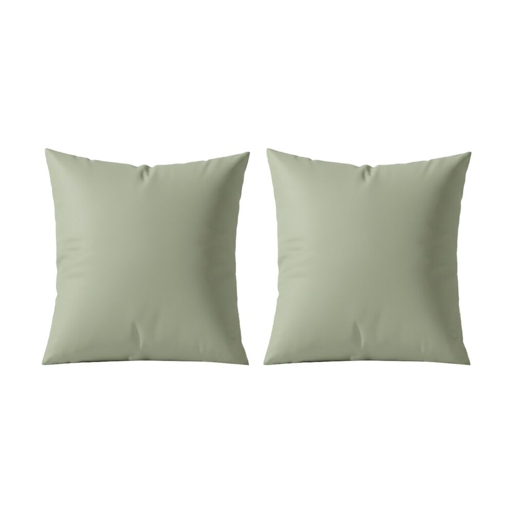 2PK Renee Taylor 400TC Egyptian Cotton European Pillowcase Green 65x65cm