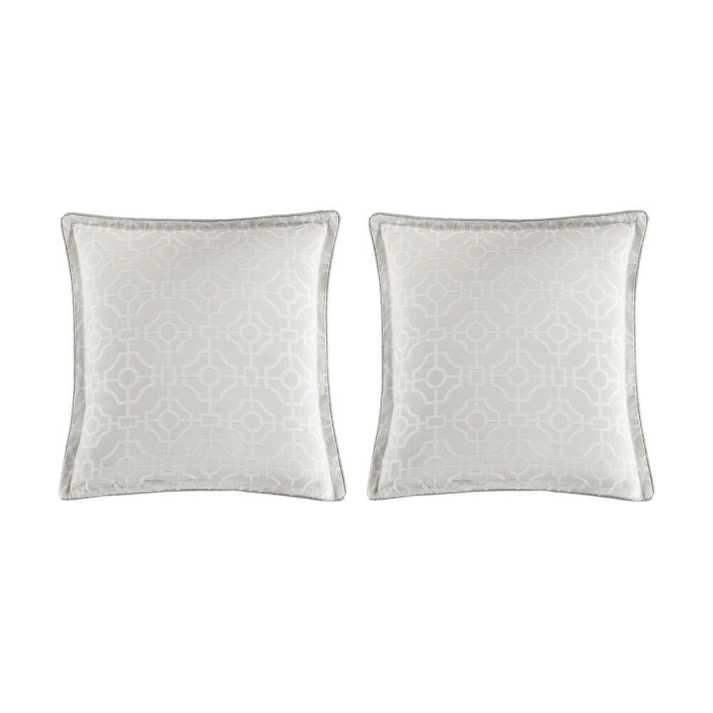 2PK Renee Taylor Regalia Collection Balmoral European Pillowcase 65x65cm