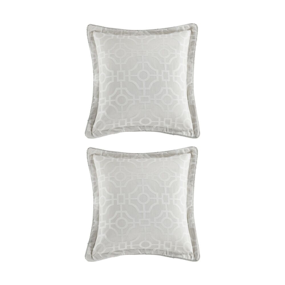 2PK Renee Taylor Regalia Collection Balmoral Geometric Decor Cushion 45x45cm